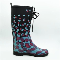 Printed Fashion Rubber Boots For Women